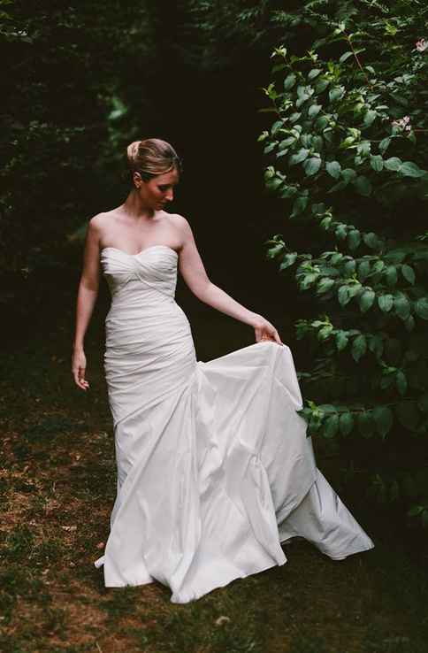 Wedding Dress by Fashions By Farina at Real Weddings