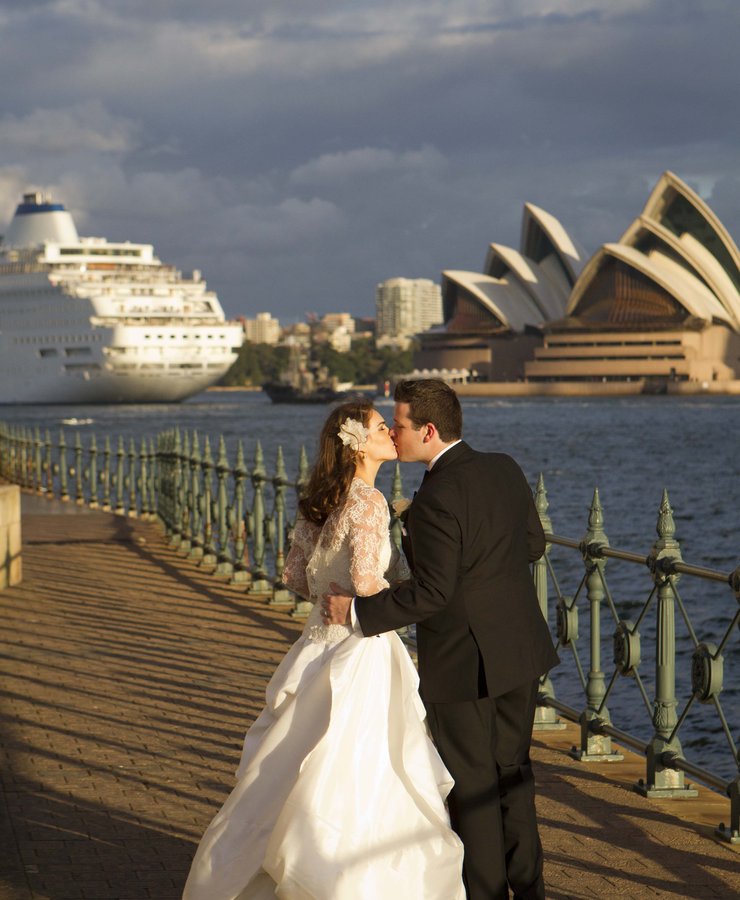 Jaccinta and Tomas at Royal Sydney Yacht Squadron