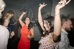 Traditional Luxe Wedding Quat Quatta dance floor action slow shutter speed light blur