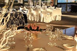 Outdoor Wedding Reception at Club Rose Bay