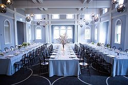 Indoor Wedding Reception Melbourne - The Refectory at Real Weddings