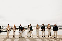 bridal party at watsons bay